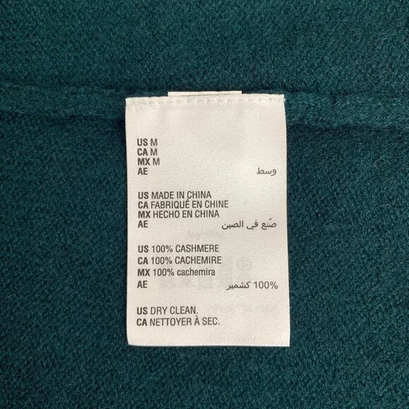 Charter Club Cozy Green Cashmere Turtleneck Sweater - Elegant Women's Knit Jumpe - Picture 5 of 6